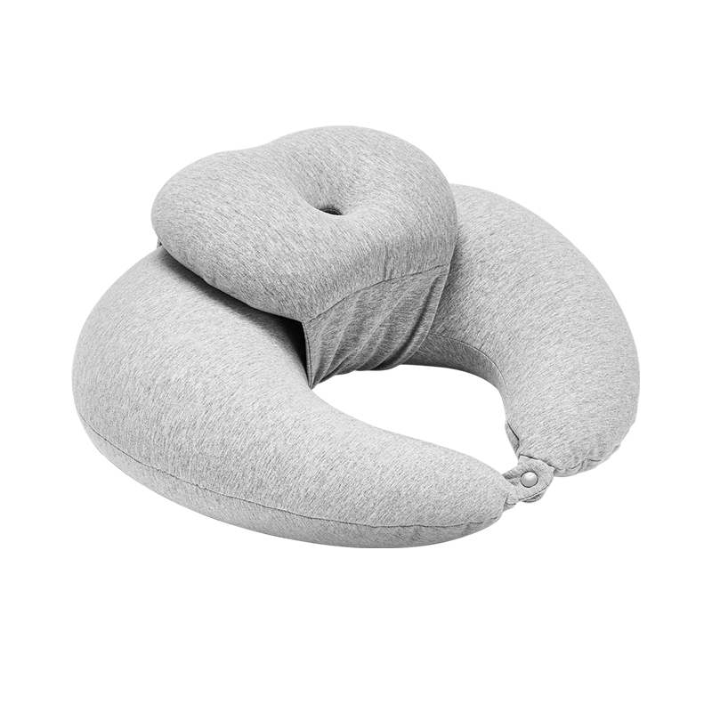 8H月亮呵护午睡枕U型枕护颈枕学生趴睡枕办公室腰靠头枕