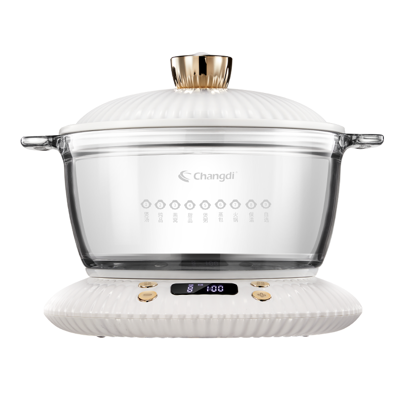 苏宁宜品X长帝RE25A养生锅电炖锅炖盅隔水炖家用煮粥神器陶瓷煲汤锅燕窝专用炖盅