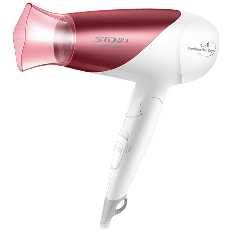 SID超人RD1811折叠式电吹风机1800W恒温护发高温卷直发器吹风机吹风筒可折叠学生恒温设计吹发机吹干机美发器干发器