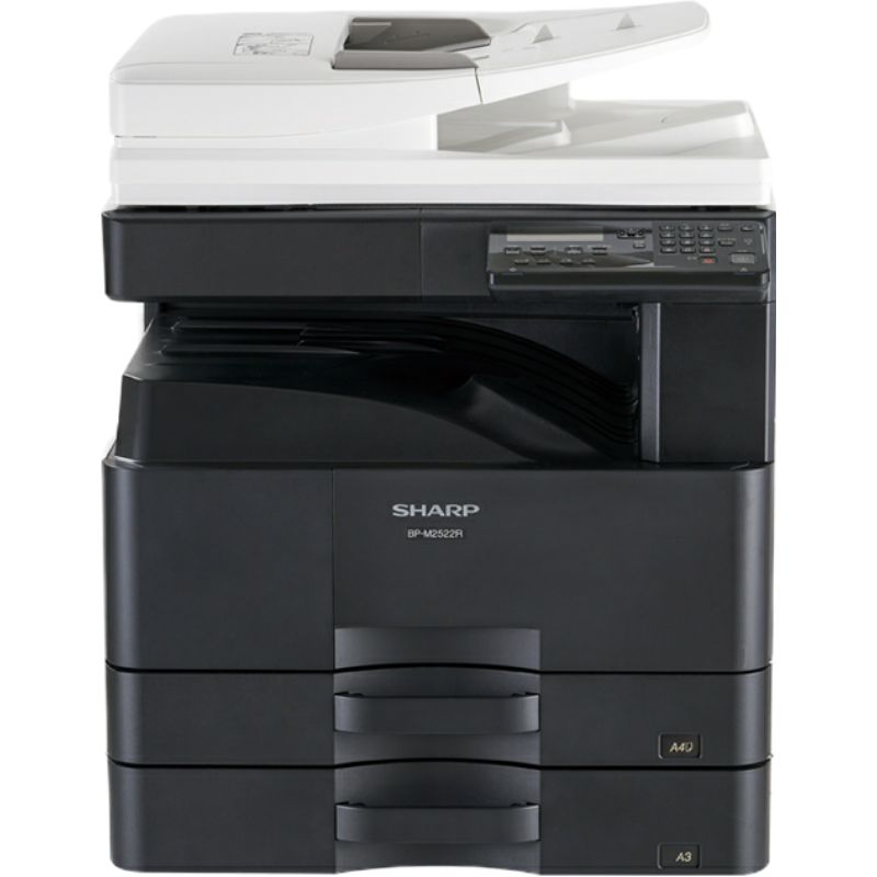 夏普M2522R,A3黑白激光数码复印打印扫描复合机,25页/分钟,wifi手机打印,4英寸5行LED显示屏,U盘打印扫描,夏普M2322R/2522R复印机(WiFi+双纸盒)
