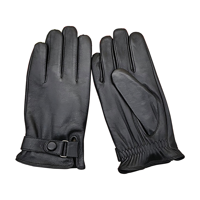 安居先森防寒保暖加绒羊皮手套触屏整皮双抽款男式(10双起售)