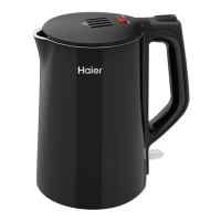海尔(Haier)热水壶家用304不锈钢1.5L大容量自动断电烧水壶防烫黑色电水壶K3-B01B
