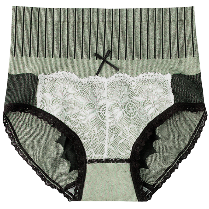 南极人女士收腹内裤石墨烯女性透气大码高腰无缝提臀三角裤