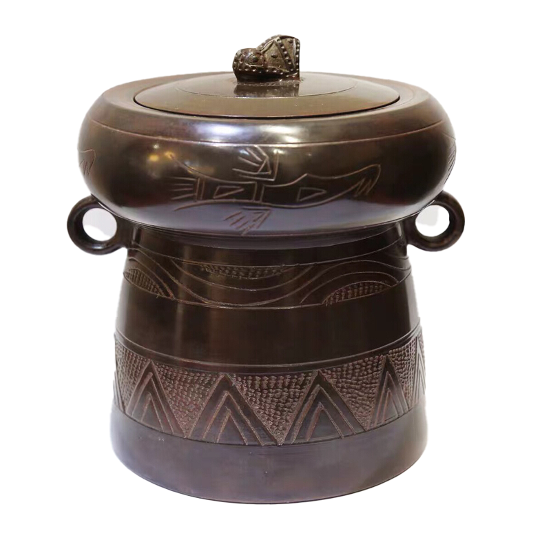 [2012年陈化 2021年生产]中茶牌 梧州六堡茶黑茶 一级散茶坭兴陶罐