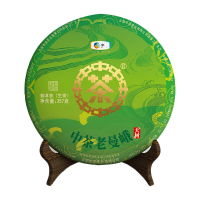 中茶牌 云南普洱茶 2019年老曼峨高山古乔木生茶饼 357g