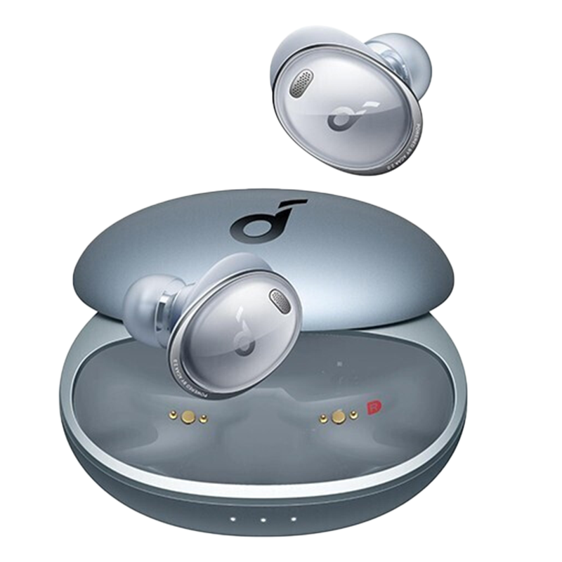 声阔(SoundCore) 小金腔Liberty 3 Pro同轴圈铁技术真无线蓝牙耳机自适应主动降噪 银河灰