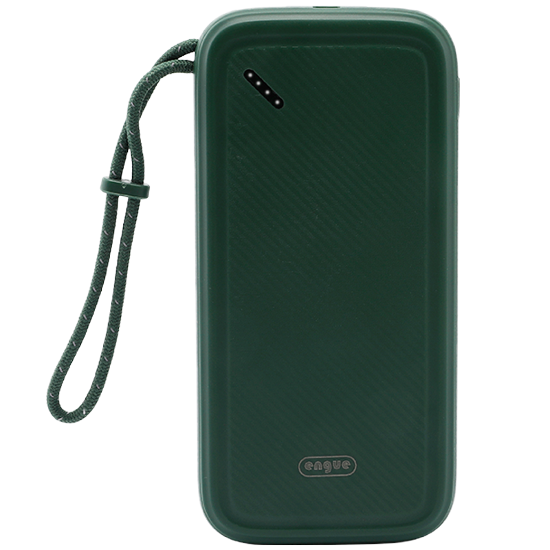 engue恩谷超薄小巧10000毫安充电宝 电源大容量快充安卓苹果手机通用 便携手机备用纤薄聚合物电池 EG-LP16