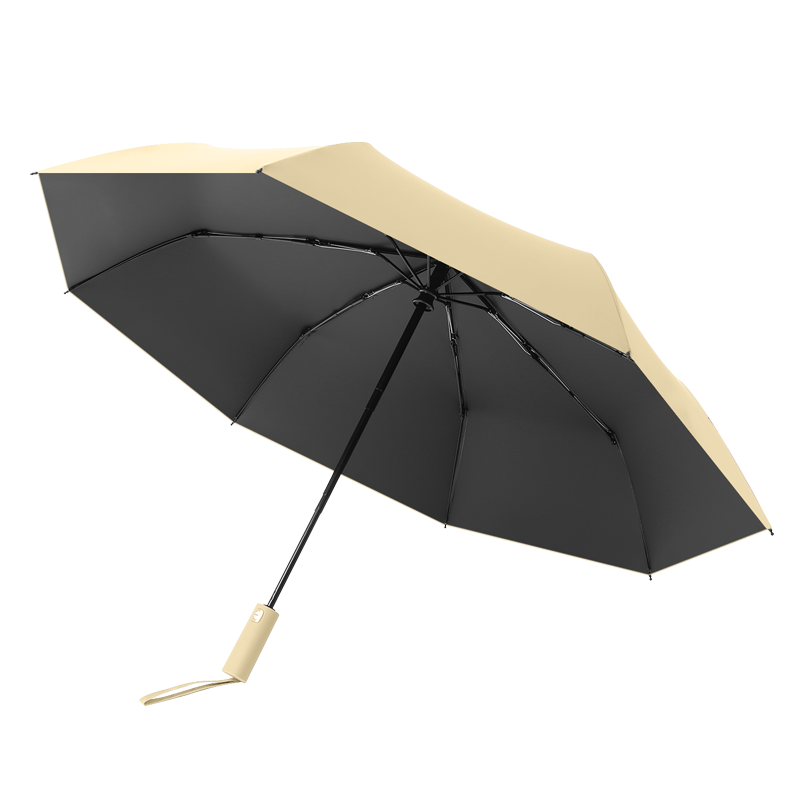 防回弹全自动雨伞大号晴雨两用防晒折叠遮阳太阳伞男士女防紫外线-防回弹8骨/北卡蓝