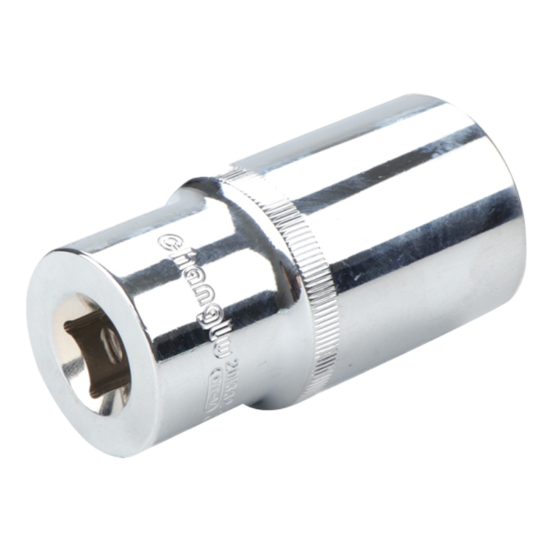 长鹿 1/4"镜面六角套筒 12mm