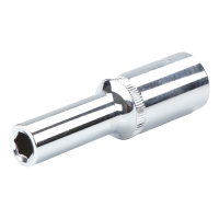 长鹿 1/4"镜面加长六角套筒 9mm