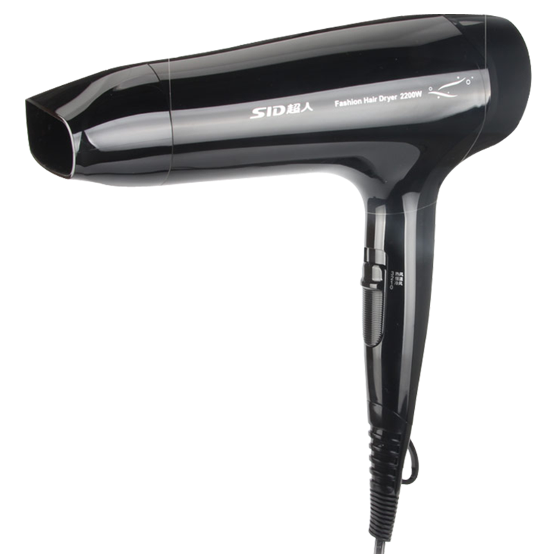 超人RD2201冷热风家用电吹风2200W大功率多档变速大风力吹风机强风型发廊理发店学生宿舍冷热风恒温护发电吹风