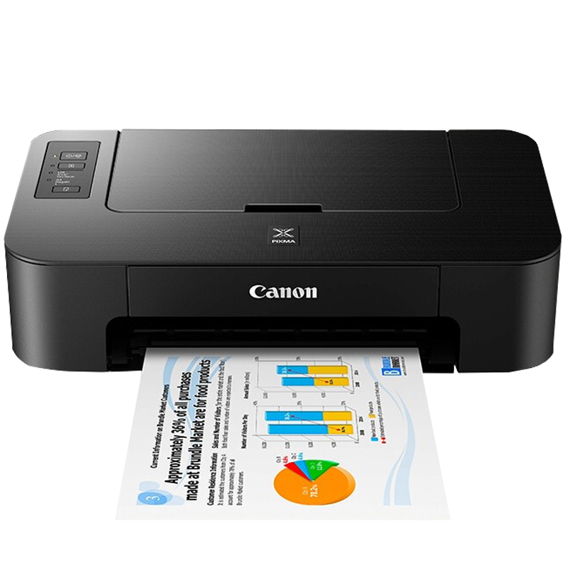 佳能(Canon) TS208彩色喷墨照片打印机家用学生照片打印机 小型商用办公 文档文件打印 家庭办公打印作业试卷资料合同 套餐三