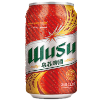 [乌苏啤酒正品专卖]新疆红色夺命大乌苏330ml*12罐 易拉罐装新鲜日期 红乌苏 破损包赔