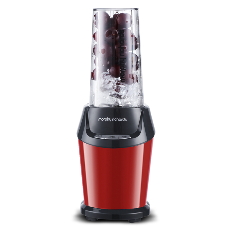 摩飞破壁机家用多功能料理机绞肉机小型水果榨汁机婴儿辅食搅拌器全自动低音果汁机MR9501 英伦红(搅拌+榨汁机+研磨}