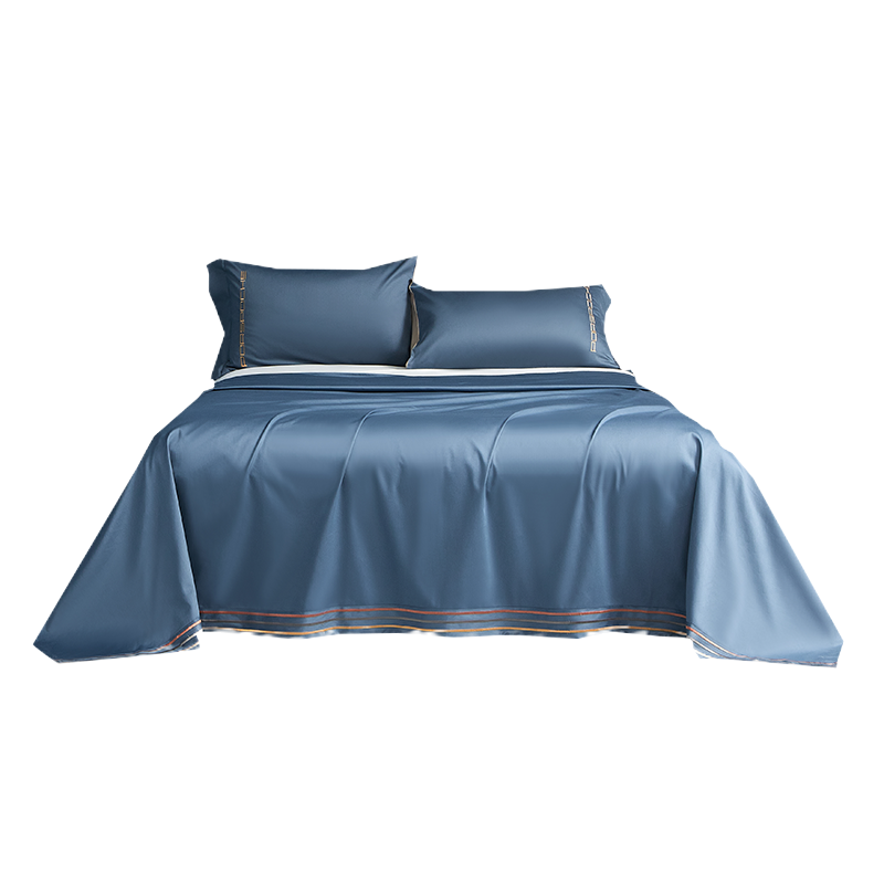 南极人(NanJiren) 80支新疆长绒棉磨毛床单单件纯棉加厚全棉双人床1.5/1.8