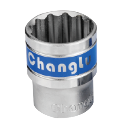长鹿 1/2"蓝带十二角套筒 19mm