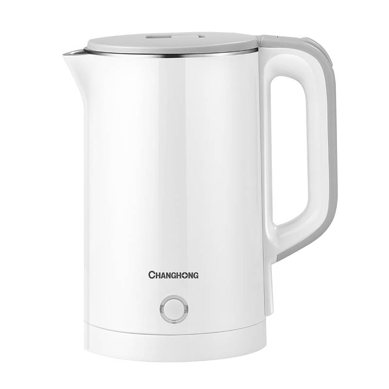 长虹(CHANGHONG) 电水壶家用电热水壶1.8L 防烫 食品级不锈钢烧水壶 CSH-18MD3白色