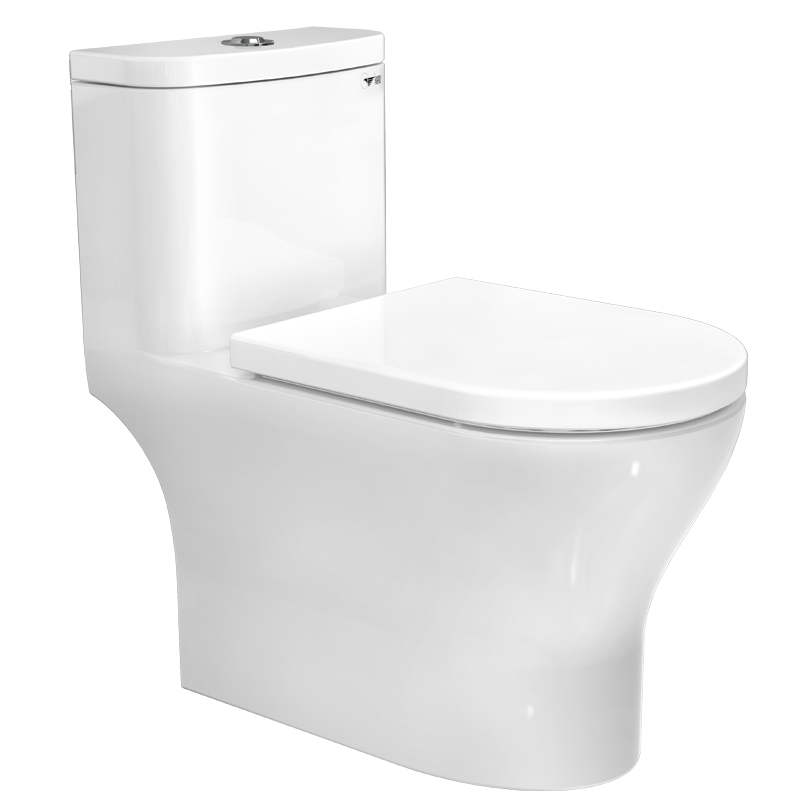 [官方配送]东鹏卫浴(DONG PENG)抽水马桶连体式座便器马桶虹吸式排污舒洁釉面陶瓷座坐便器家用马桶洁具卫浴套装