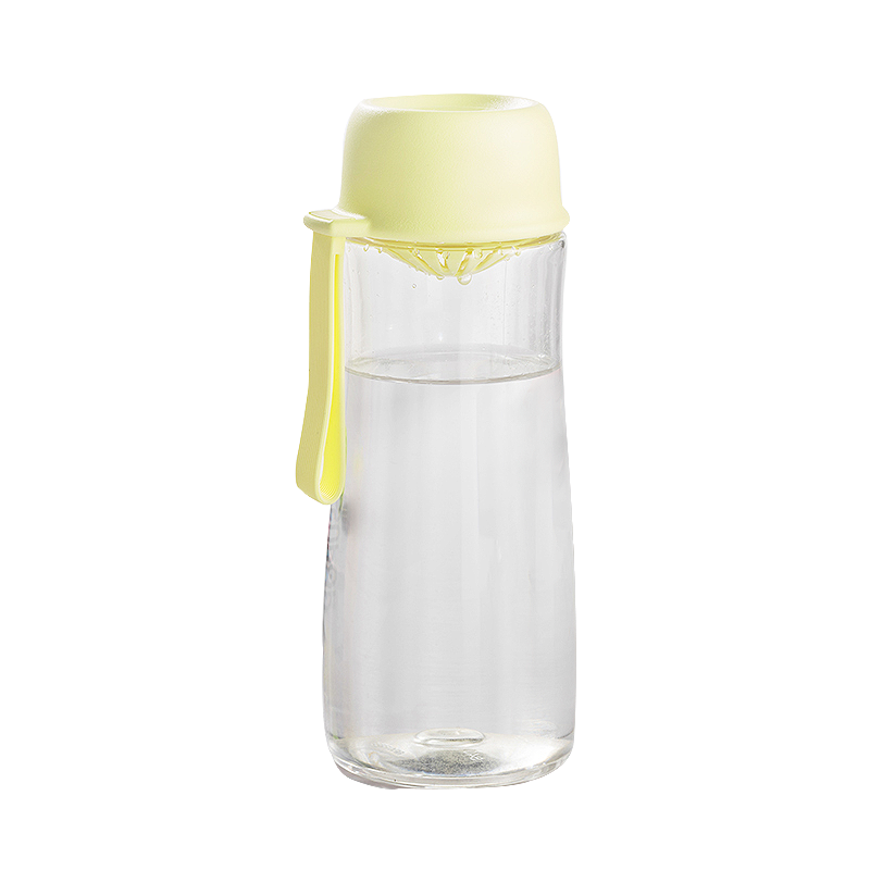 苏泊尔(SUPOR)BB杯便捷式易携带婴儿健康奶瓶材质随手杯茶饮水杯饮料杯漏水杯KC58CF1奶黄色