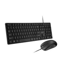 asus/华硕家用办公有线/无线键盘鼠标套装CU100台式机笔记本电脑一体机通用USB接口即插即用超薄键鼠套装