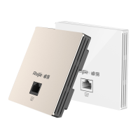 锐捷(Ruijie)无线AP千兆 面板式RG-EAP102 双频1167M 无线接入点 白色