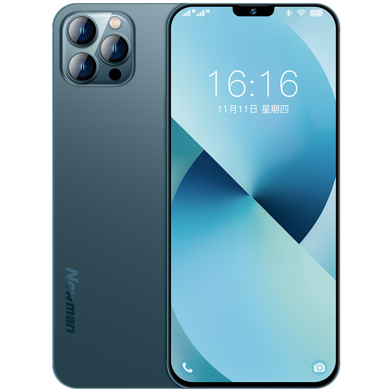 纽曼S13Pro全网通4G超薄全面大屏4GB+64GB安卓智能老人手机大电池刘海屏便宜拍照游戏手机备用学生老年机 晨曦金