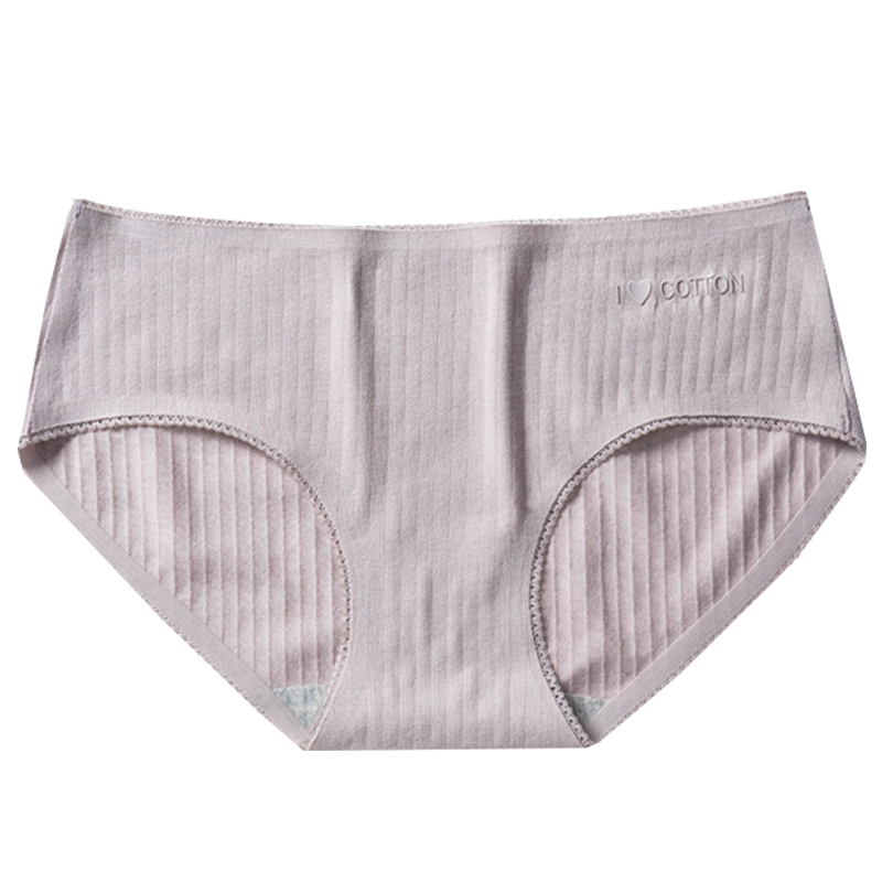 南极人内裤女士纯棉裆蕾丝收腹提臀三角性感冰丝无痕中腰女生短裤头