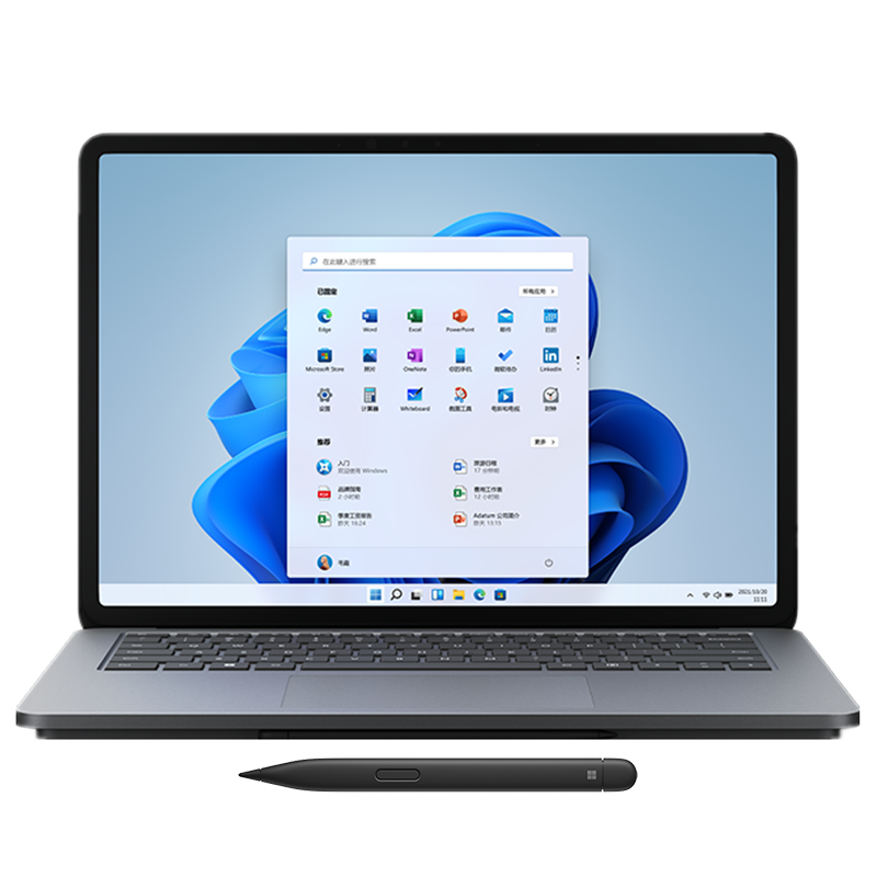 [配超薄触控笔2]微软(Microsoft)Surface Laptop Studio 商务设计笔记本电脑 11代i7 16G 512G 14.4英寸高色域触屏RTX3050Ti