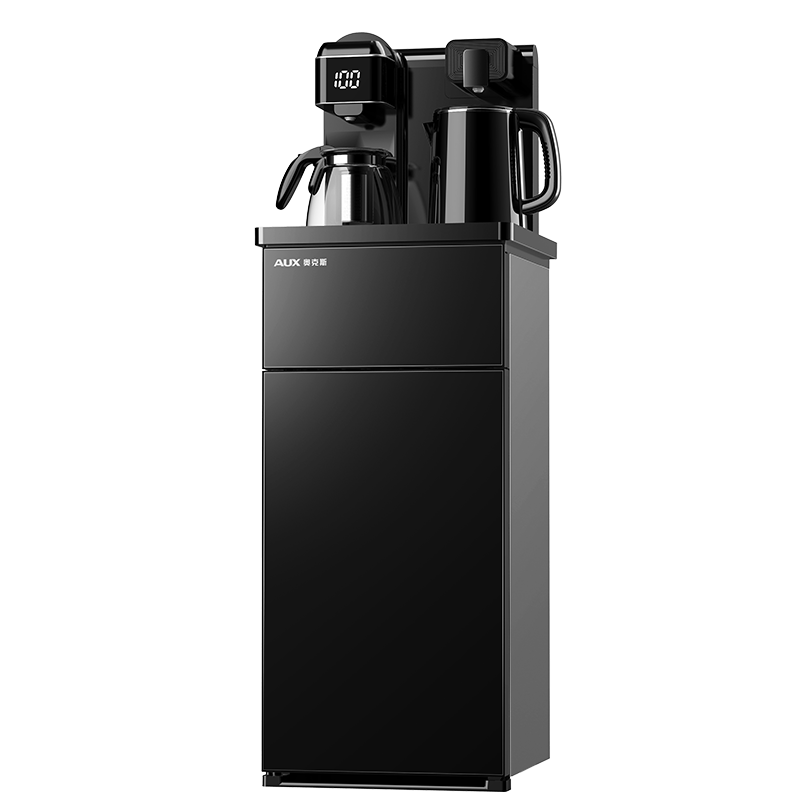 奥克斯/AUX 家用茶吧机全自动下置水桶 智能高端 顶置双出水龙头新款饮水一体机