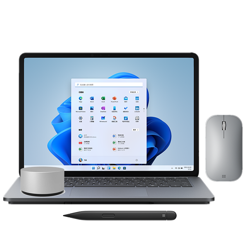[配微软超薄触控笔2+鼠标+Dial]微软(Microsoft)Surface Laptop Studio 商务设计笔记本电脑 11代i5 16G 512G 14.4英寸高色域触屏