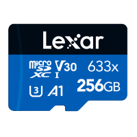 雷克沙(Lexar)256GB TF卡读100MB/s写45MB/s手机内存卡 U3/V30/A1存储卡MicroSD卡