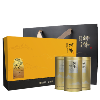 狮峰牌2025新茶预售龙井茶明前特级绿茶山吹礼盒装正宗春茶叶150g