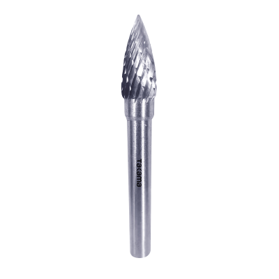 高松takama 硬质合金旋转锉双槽弧型尖头G型3*13*3mm904803 1支/盒