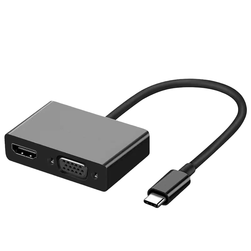 绿联Type-C转HDMI/VGA转换器数据线