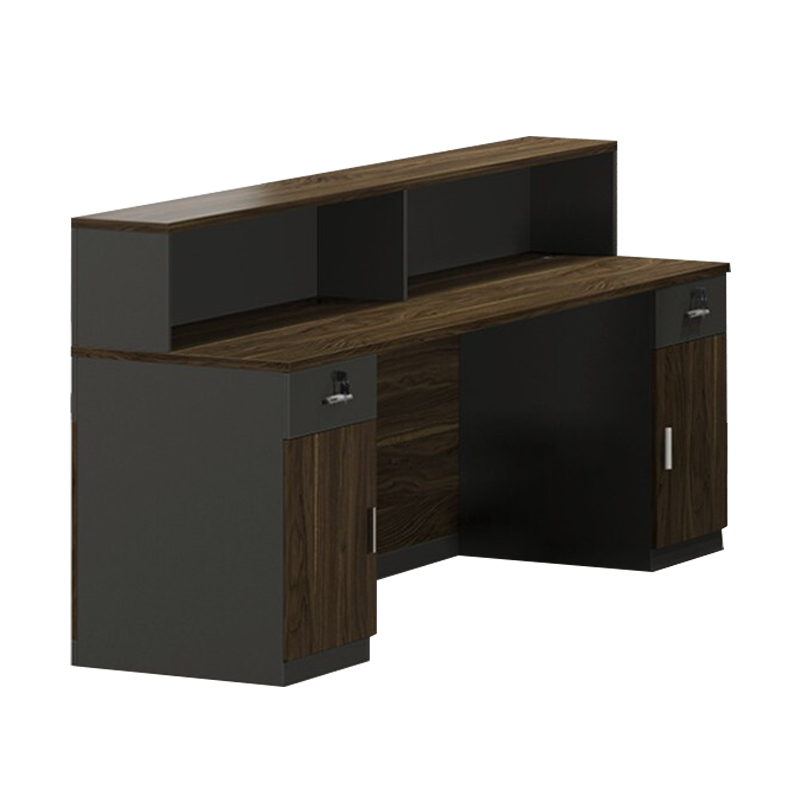 绵冠MIANGUAN绵冠MIANGUAN前台接待台简约现代咨询迎宾收银台前台办公桌吧台办公室柜台