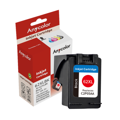 欣彩62XL墨盒AI-62XLBK黑色大容量C2P05AA适用惠普200 250 5540 5548 5640 5740