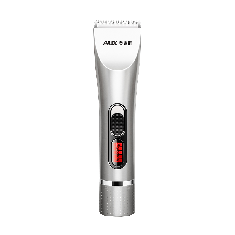 奥克斯(AUX) 理发器剃头电推子理发器电推剪 家用理发工具 成人理发神器剃光头 土豪金+双剪刀+备用头