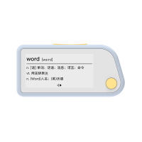 喵喵机小学生中学生高中生四六级GRE英语日语电子辞典背单词神器便携迷你电子单词卡 浅蓝色