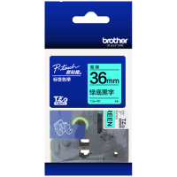 兄弟(brother)原装标签色带TZe-761 绿底黑字36MM 色带/碳带