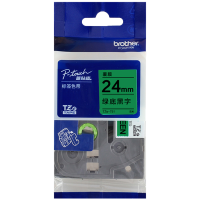 兄弟(brother)原装标签色带TZe-751 绿底黑字24MM 色带/碳带