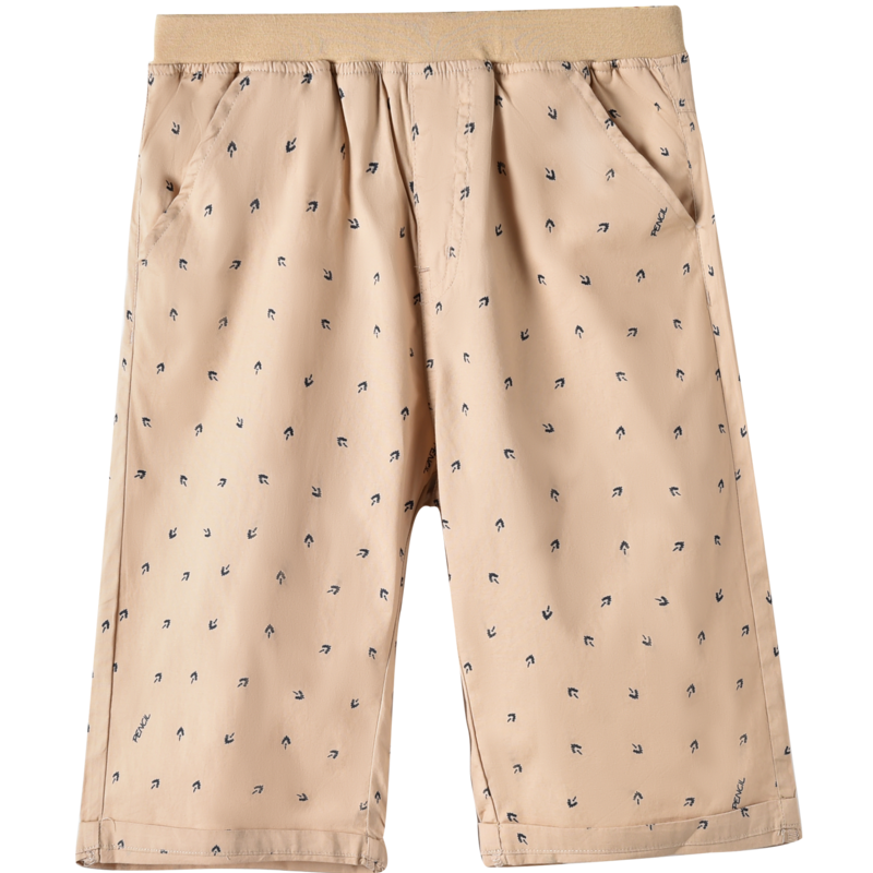 [8折价:28.8元]铅笔俱乐部童装2022夏装男童波点中裤儿童休闲裤子儿童五分裤