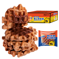 [买一箱送一箱,收到18包!]满格华夫阿华田夹心华夫饼整箱340g*1箱 坚果糕点饼干坚果沙琪玛美味小吃休闲零食