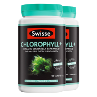 Swisse斯维诗 清体排毒叶绿素片100粒*2瓶 净化体质 抗氧化去除口腔异味