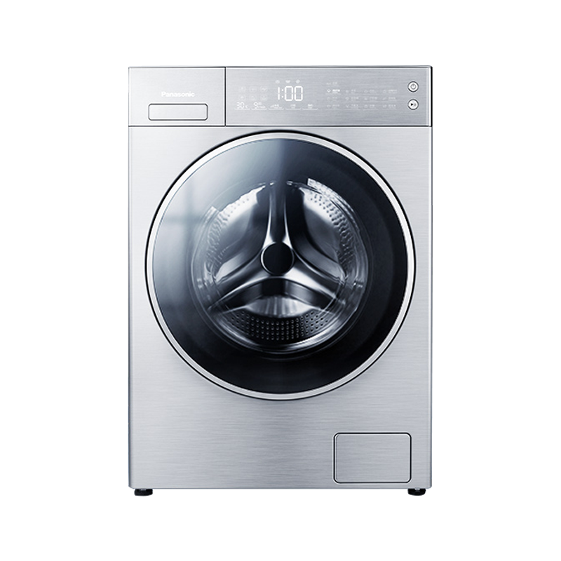 松下(Panasonic) 10kg轻奢L系列高端智能除菌滚筒洗衣机 XQG100-L166