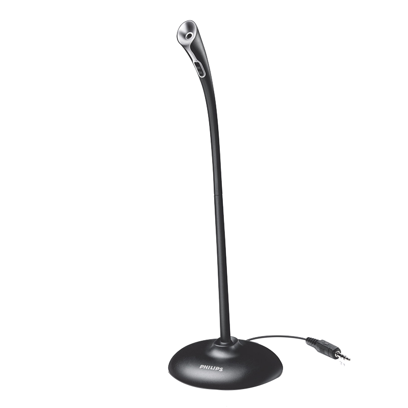 [赠二转一转接线]飞利浦SHM1000 台式电脑麦克风笔记本游戏直播主播电竞喊麦话筒会议高清语音K歌YY录音设备聊天演讲