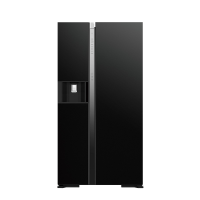 日立(HITACHI)573L原装进口对开门大容量无霜变频风冷冰箱R-SBS2100NC 水晶黑色