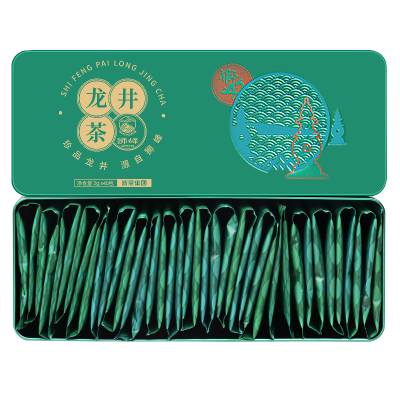 狮峰牌2025新茶龙井茶绿茶叶 雨前茶独立小包装80g