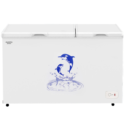 澳柯玛BCD-302CNE家用顶开门双温双门冰柜大容量冷藏保鲜冷冻两用