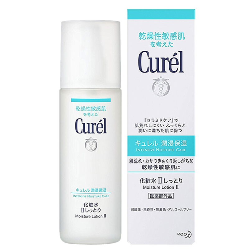 Curel珂润润浸爽肤水150ml保湿化妆水[1号 清爽]补水保湿弱酸修复敏感肌痘痘肌收缩毛孔