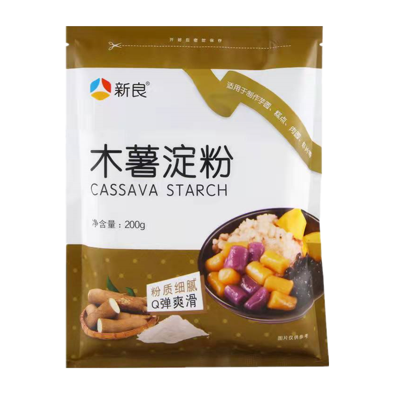 新良 木薯淀粉 200g*3袋 菜肴勾芡 只做芋圆等